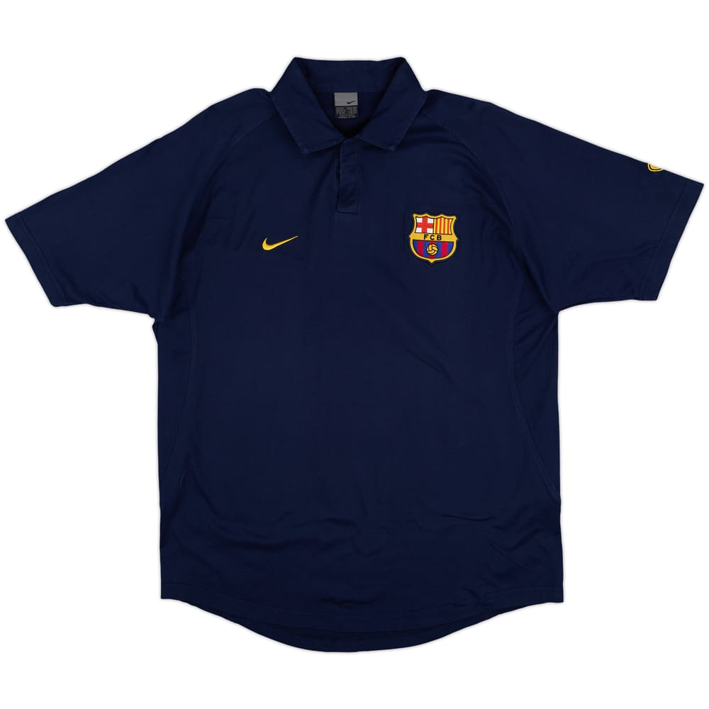 2003-04 Barcelona Nike Polo Shirt - 9/10 - (XL)