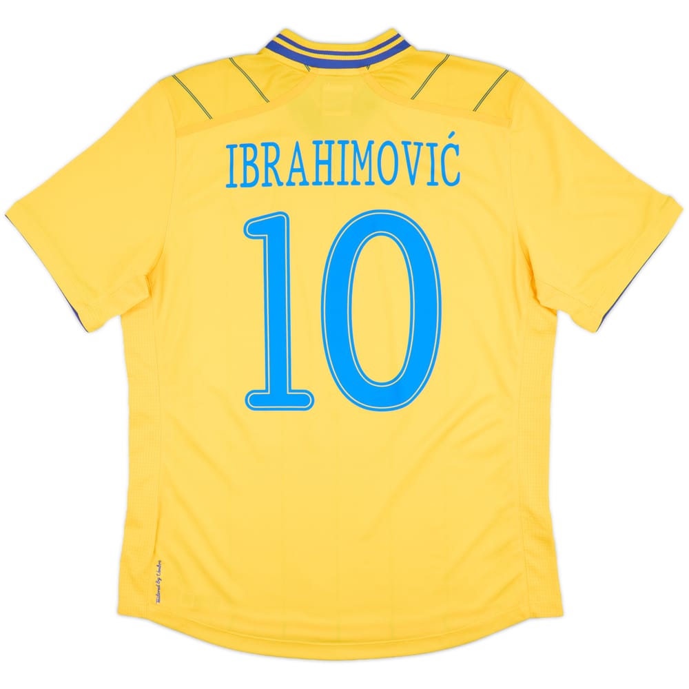 2012-13 Sweden Home Shirt Ibrahimovic #10 - 9/10 - (L)