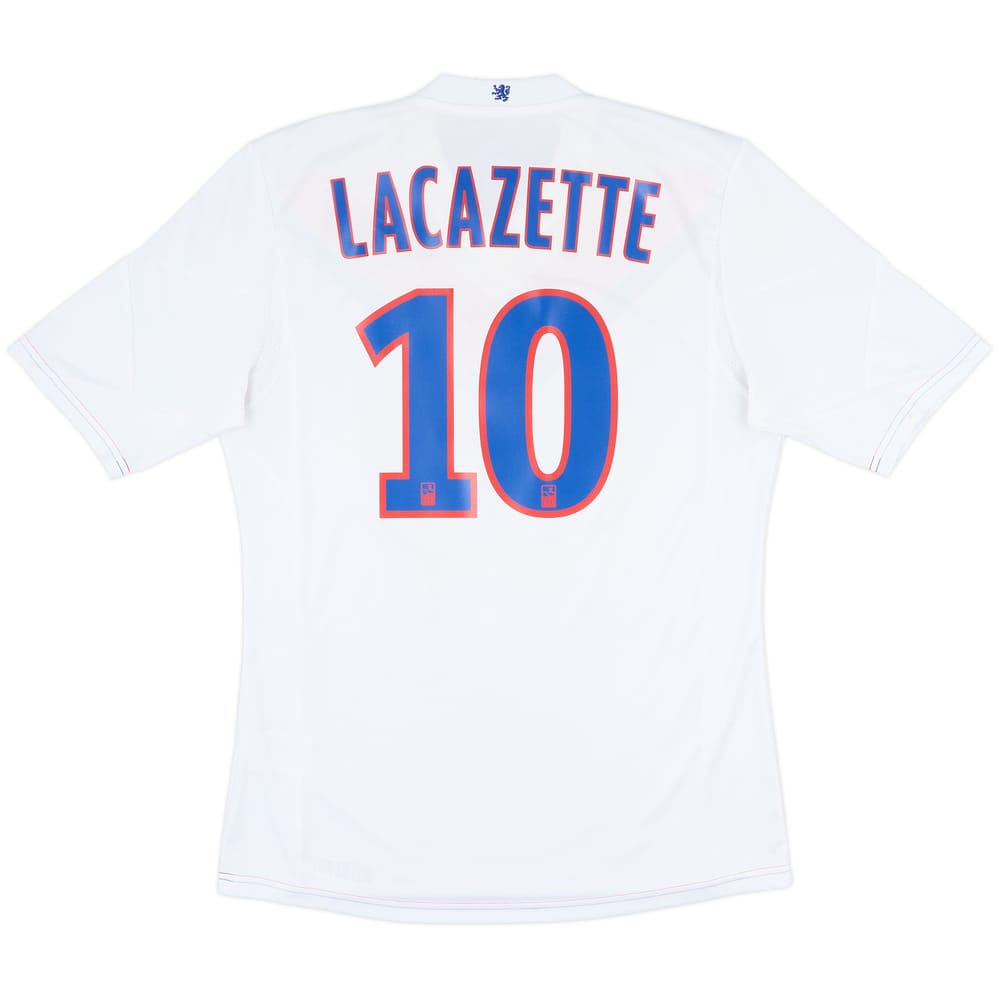 2013-14 Lyon Home Shirt Lacazette #10 - 7/10 - (M)