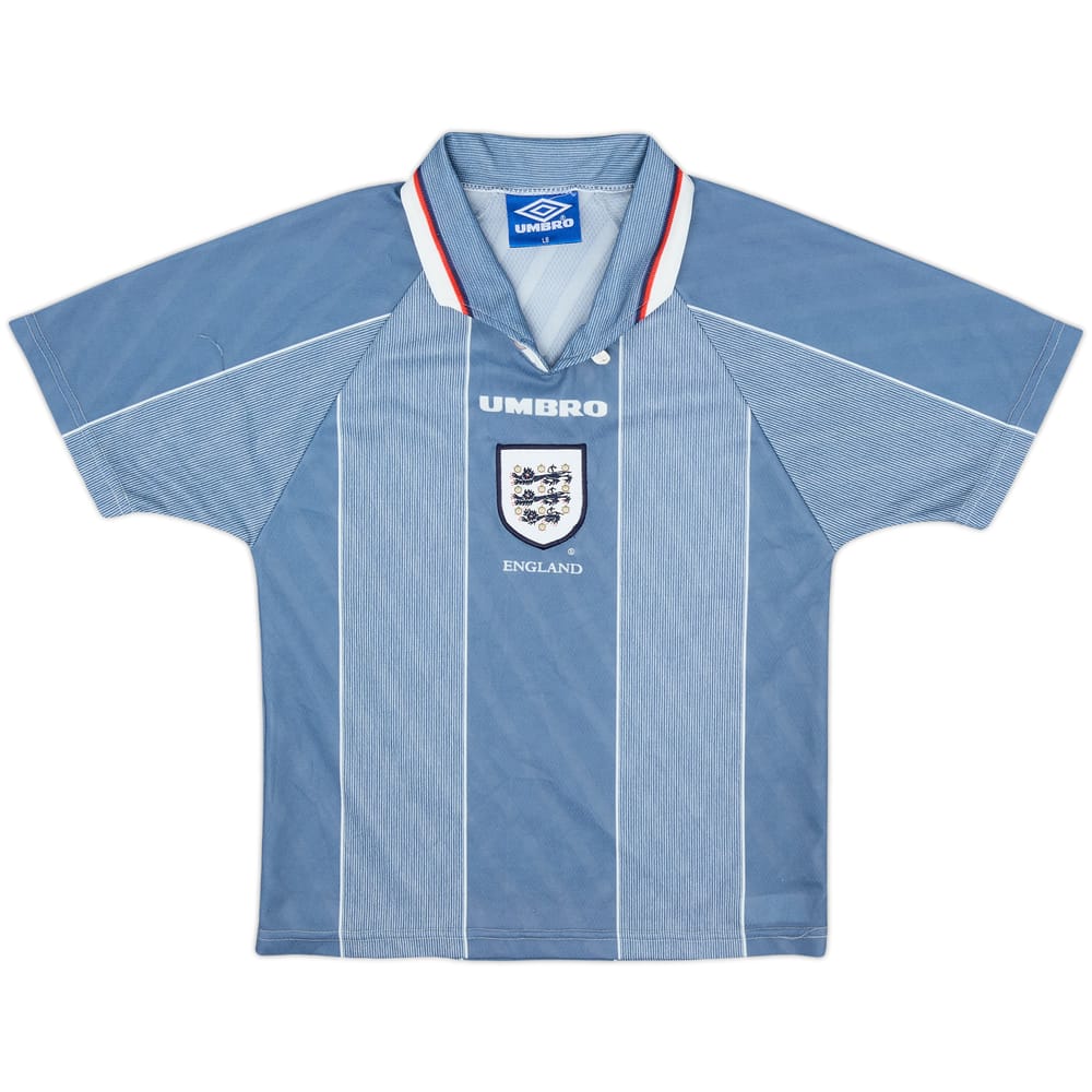 1996-97 England Away Shirt - 8/10 - (L.Boys)