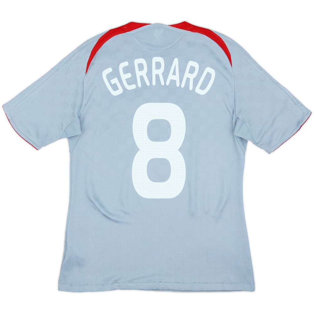 2008-09 Liverpool Away Shirt Gerrard #8 - 5/10 - (S)