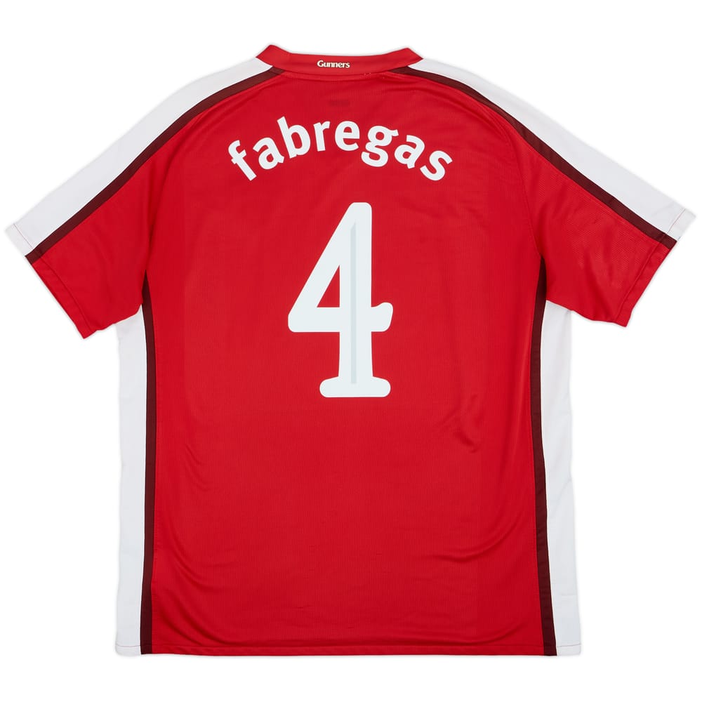 2008-10 Arsenal Home Shirt Fabregas #4 - 5/10 - (XL)