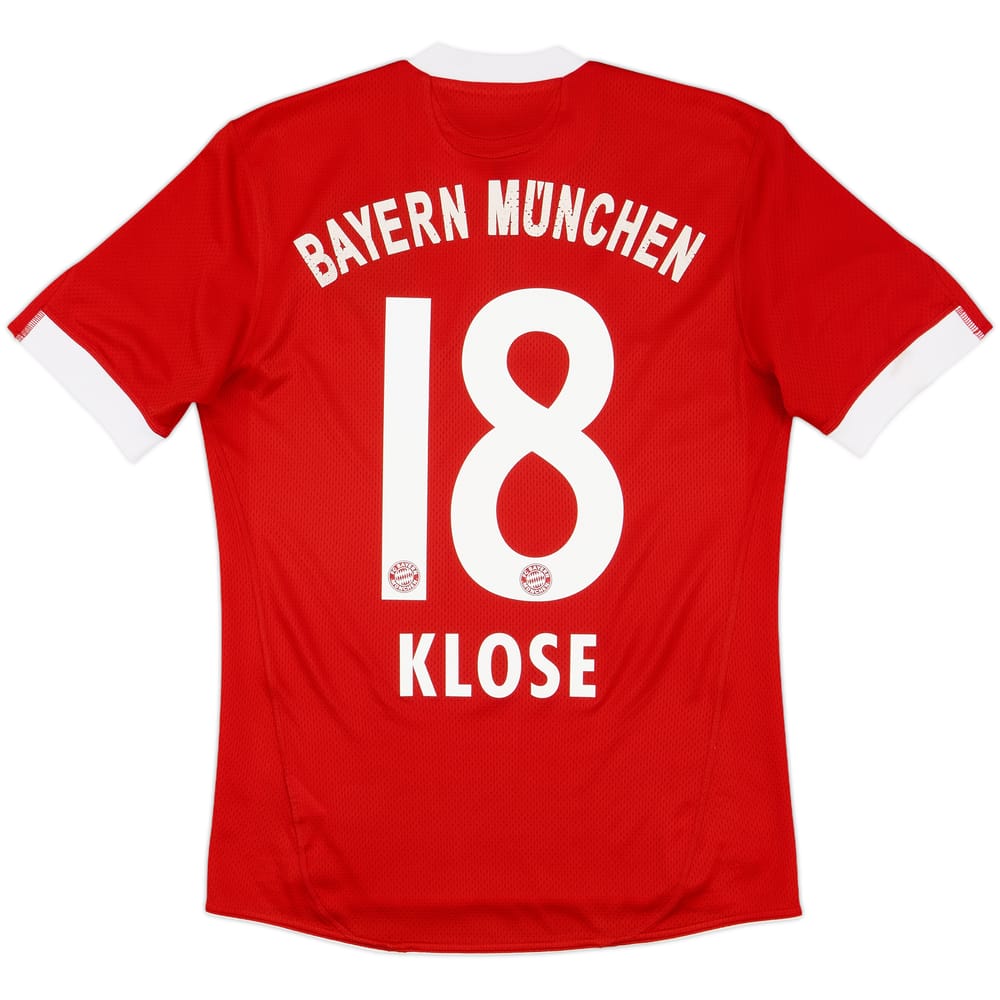 2009-10 Bayern Munich Home Shirt Klose #18 - 7/10 - (S)