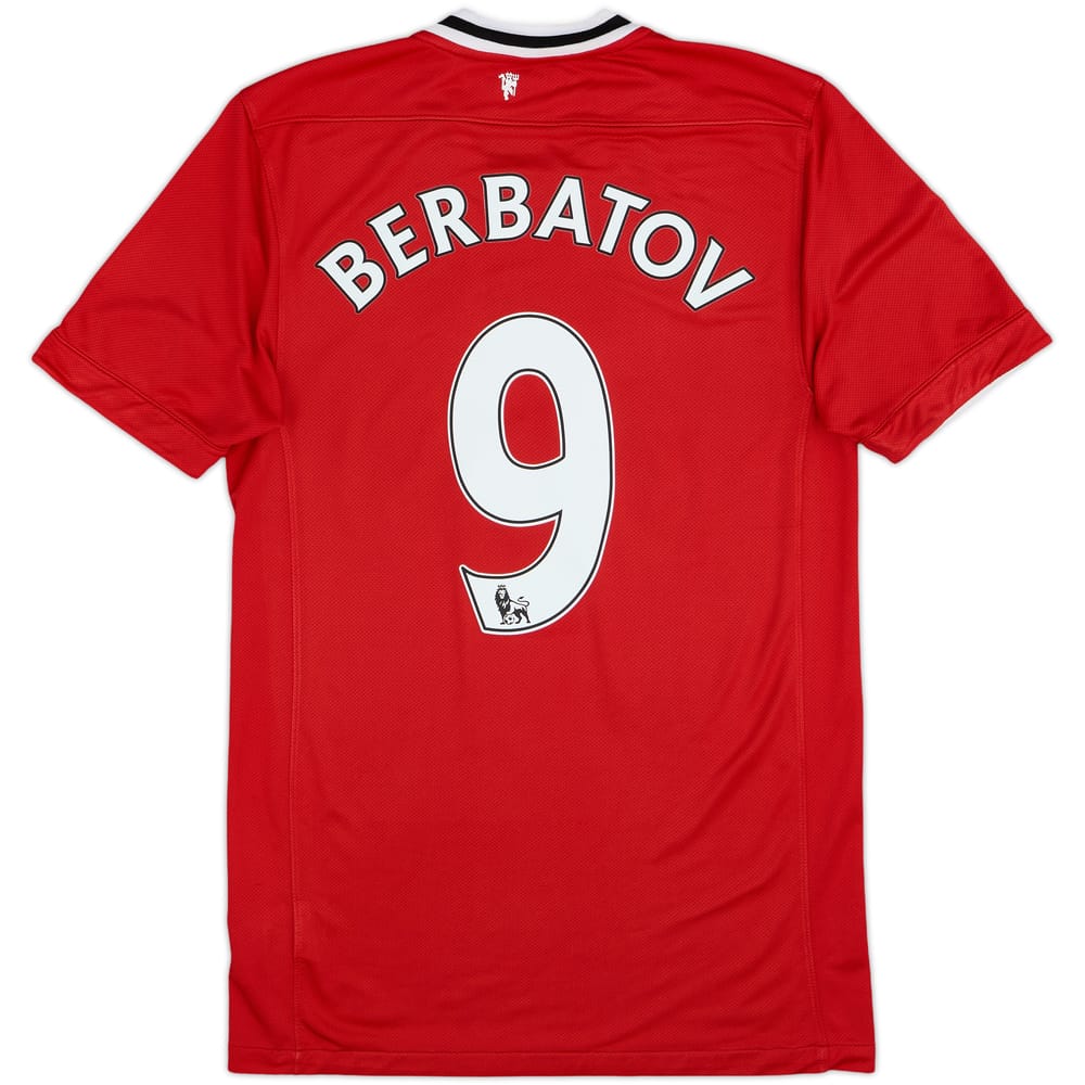 2011-12 Manchester United Home Shirt Berbatov #9 - 6/10 - (S)