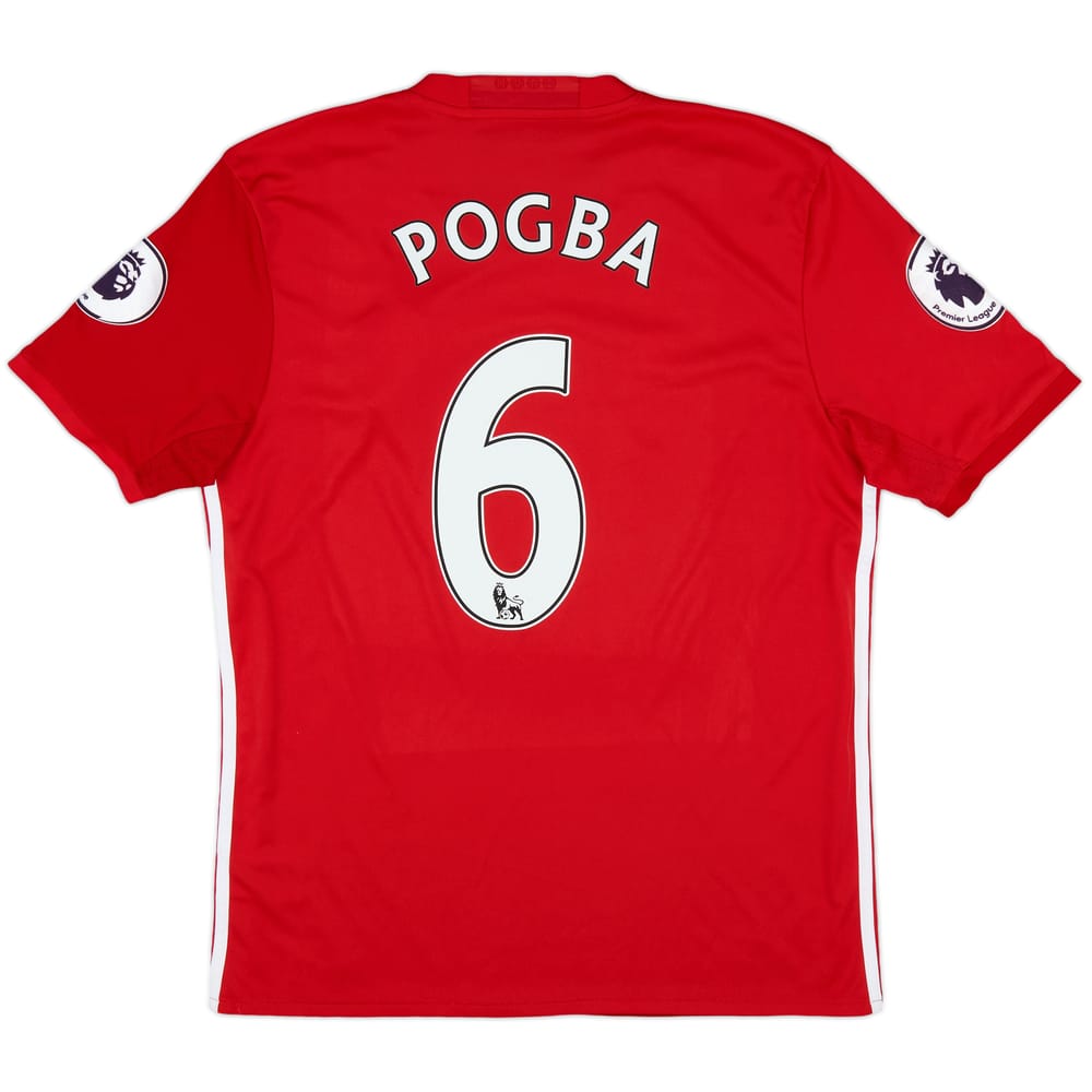 2016-17 Manchester United Home Shirt Pogba #6 - 10/10 - (M)