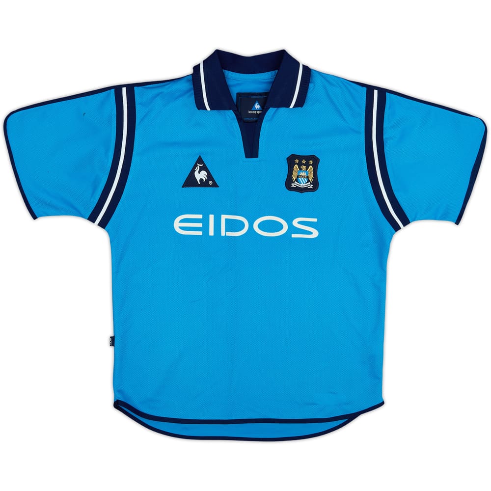 Camiseta de local del Manchester City 2002-03 - 8/10 - (13-14 Años)