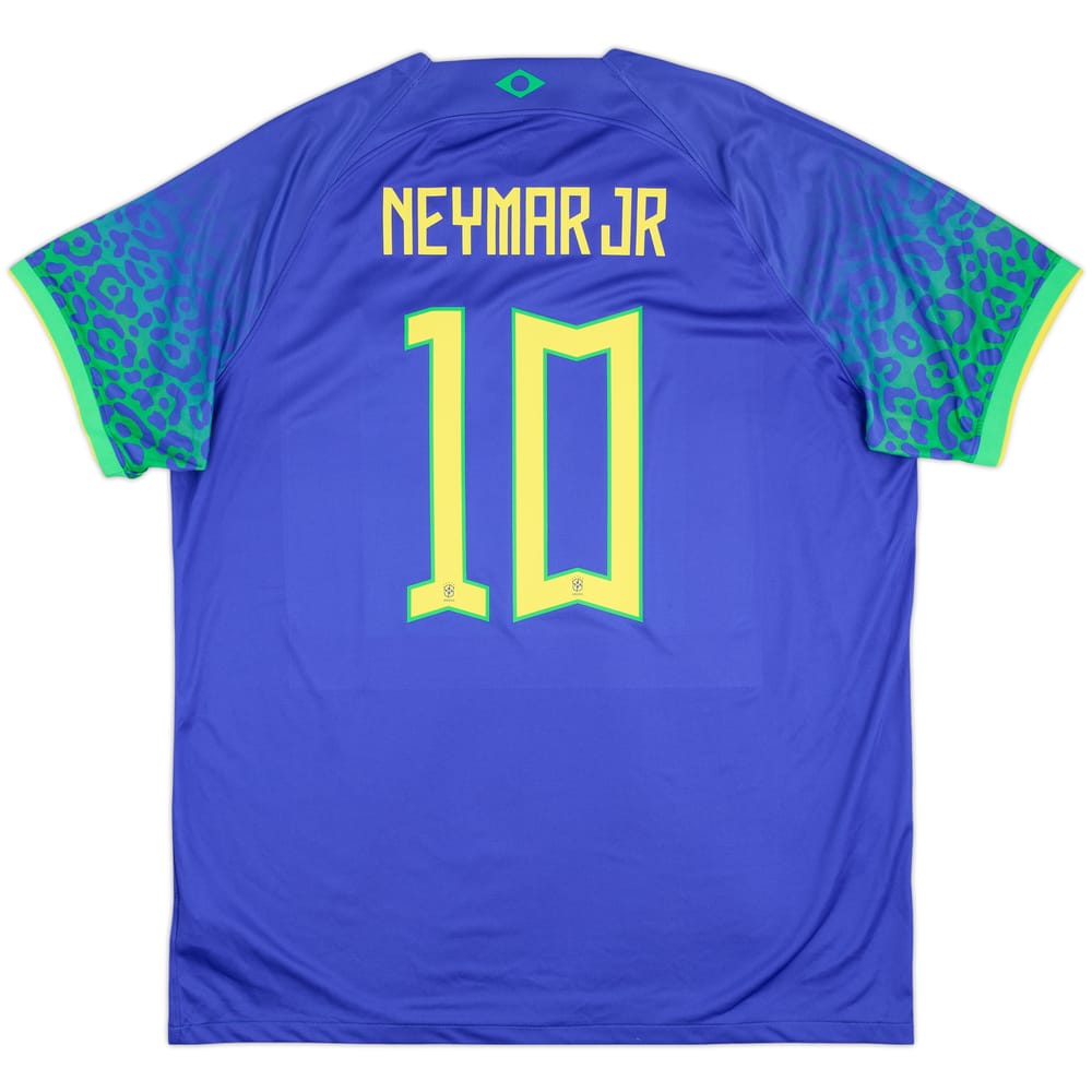 2022-23 Brazil Away Shirt Neymar #10 - 8/10 - (XXL)