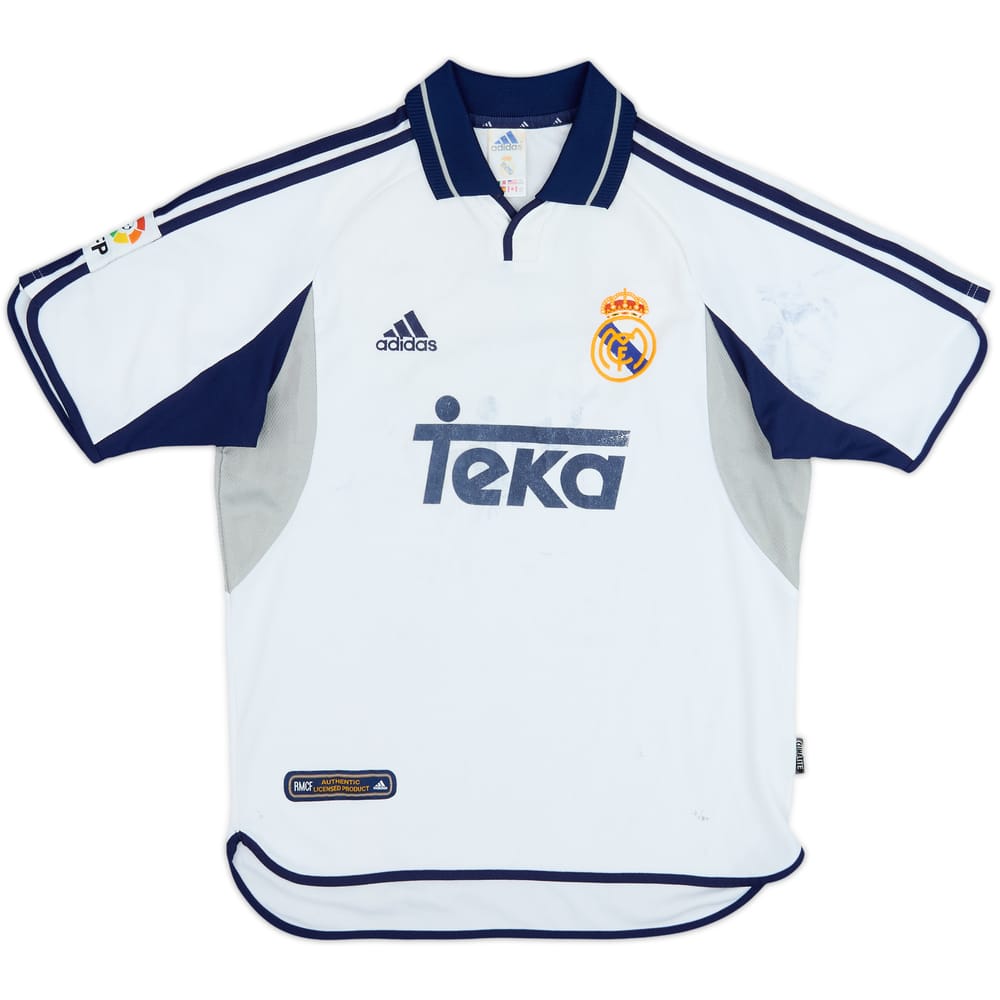 2000-01 Real Madrid Home Shirt - 4/10 - (S)