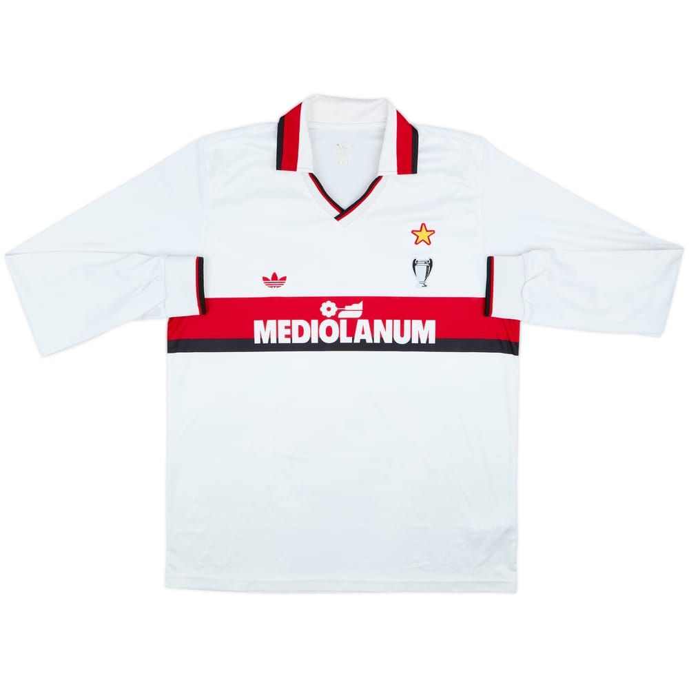 Camiseta adidas Originals Retro '1990-91' de visitante de manga larga del AC Milan 2003-04 - 8/10 - (XL)