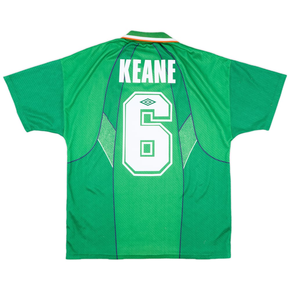 1994-95 Ireland Home Shirt Keane #6 - 9/10 - (L)