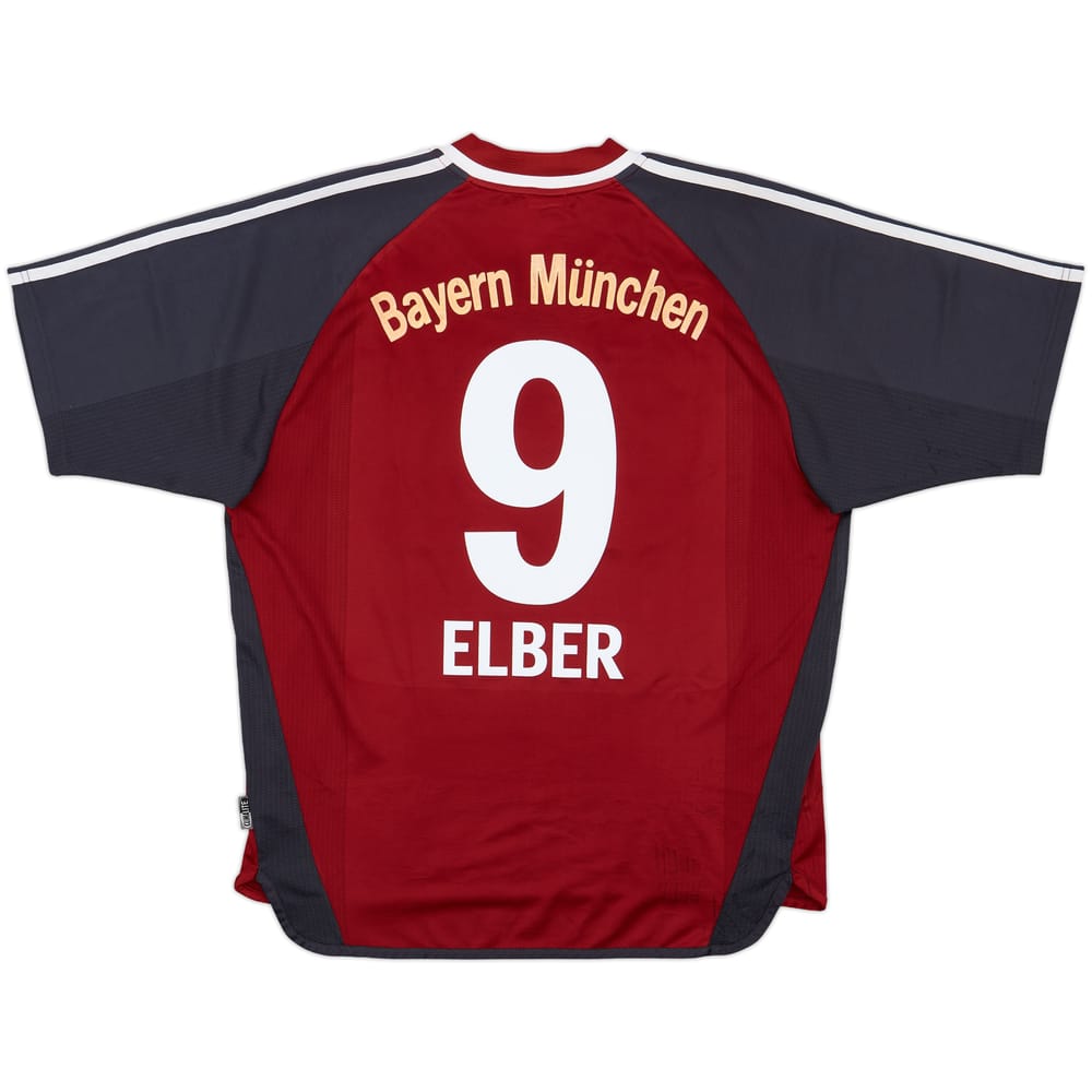 2001-02 Bayern Munich Home Shirt Elber #9 - 6/10 - (L)