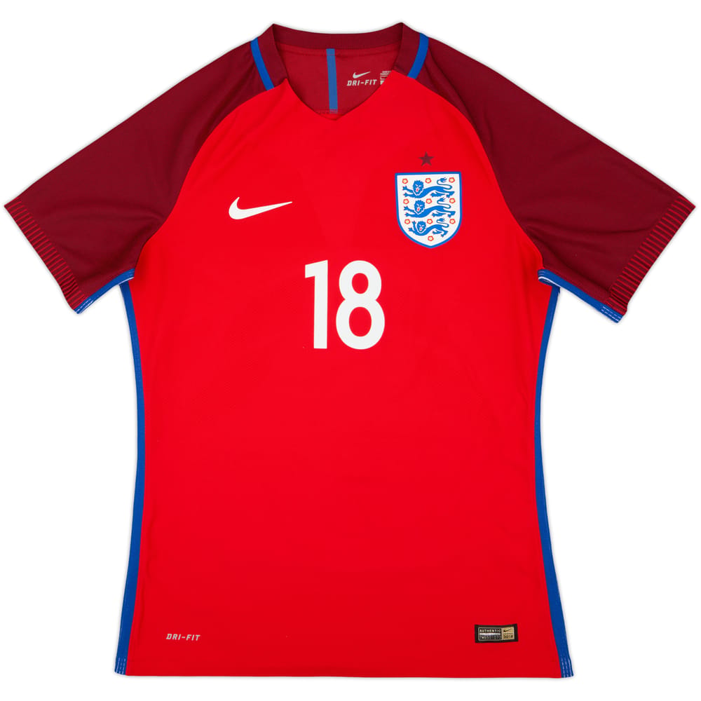 2016-17 England Match Issue Away Shirt #18