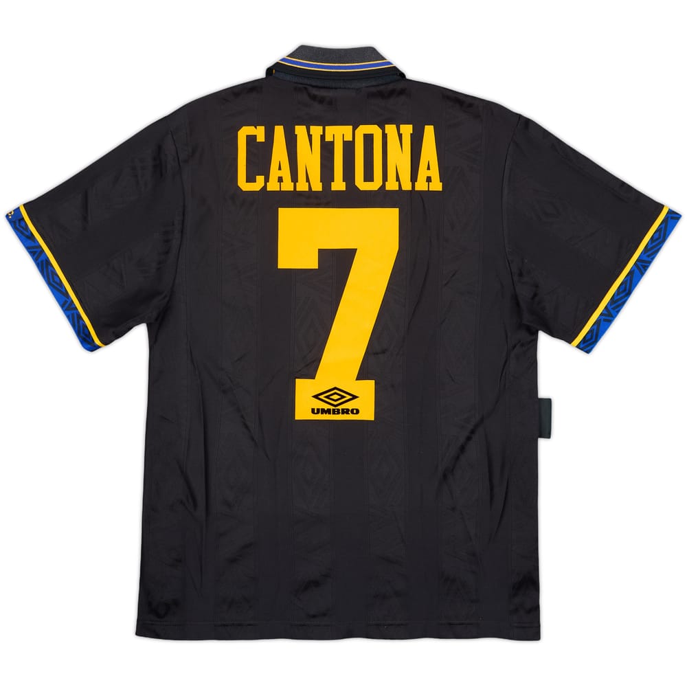 1993-95 Manchester United Away Shirt Cantona #7 - 8/10 - (S)