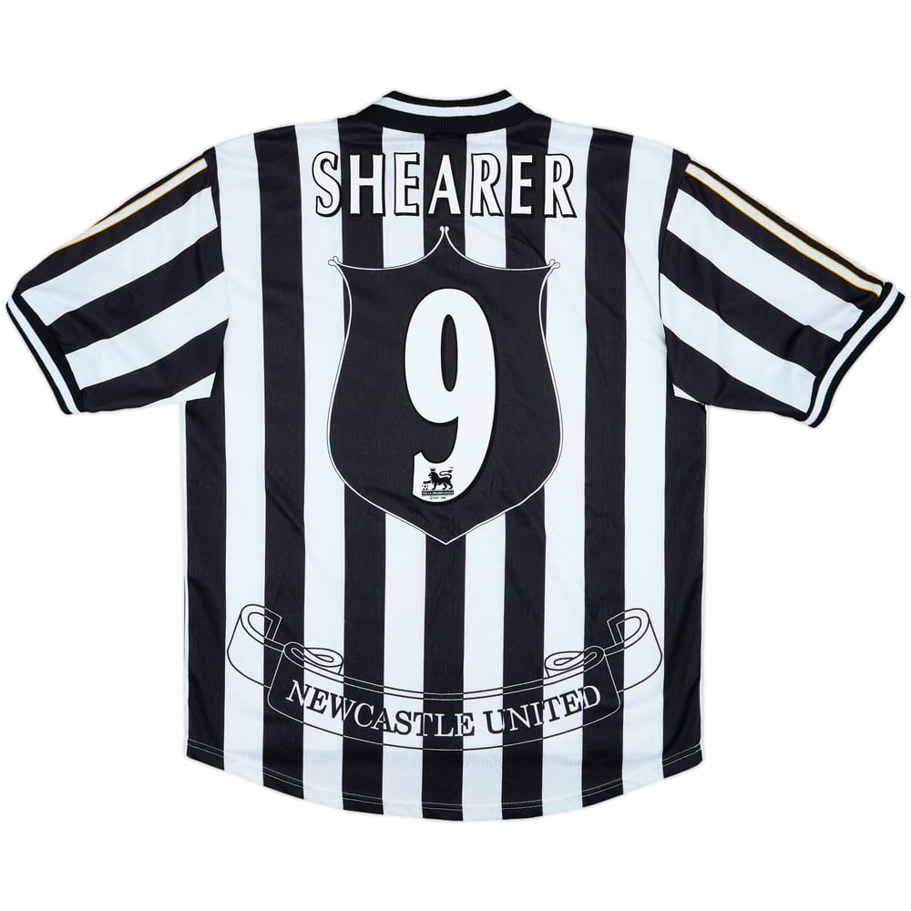 1997-99 Newcastle Home Shirt Shearer #9 - 8/10 - (XL)