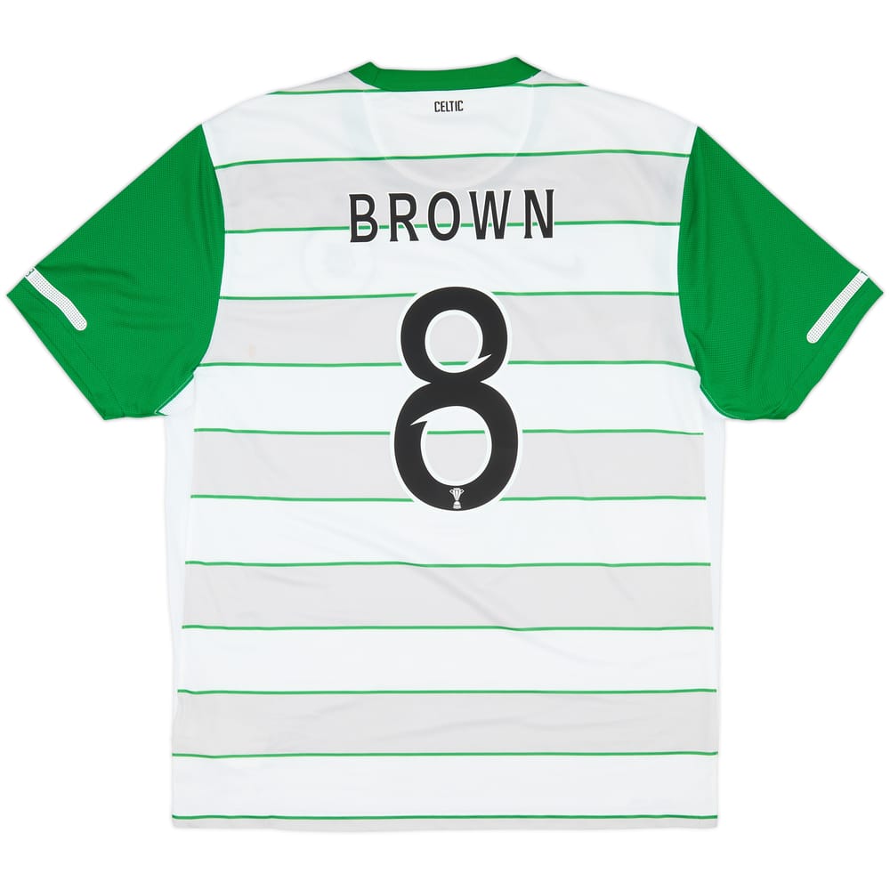2011-12 Celtic Away Shirt Brown #8 - 10/10 - (L)