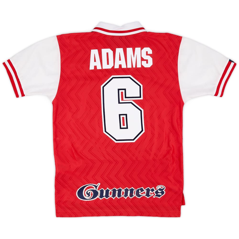 1996-98 Arsenal Home Shirt Adams #6 - 5/10 - (S)