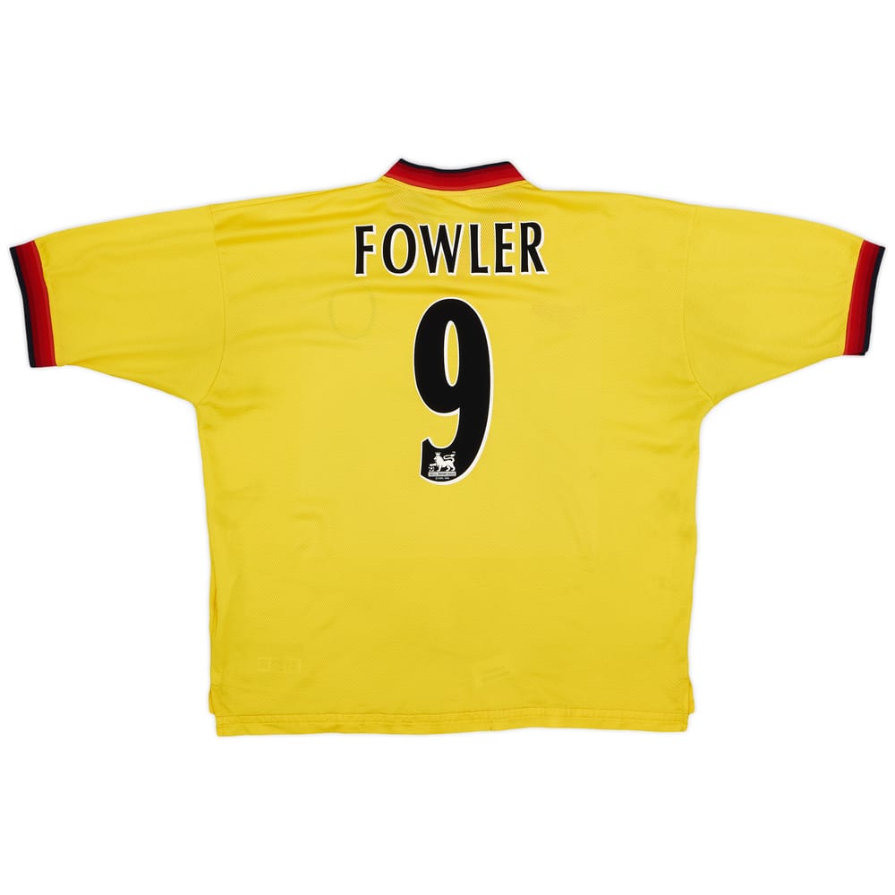 1997-99 Liverpool Away Shirt Fowler #9 - 6/10 - (XXL)