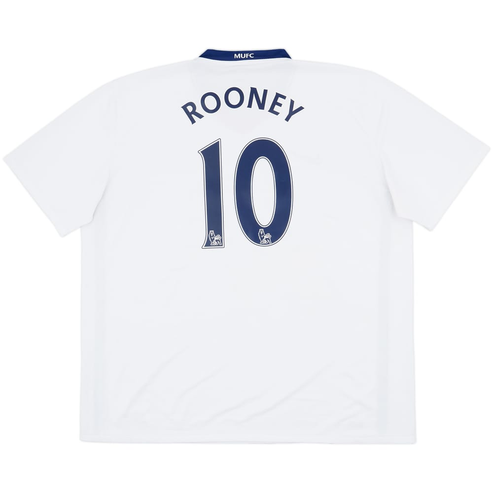 2008-10 Manchester United Away Shirt Rooney #10 - 9/10 - (3XL)