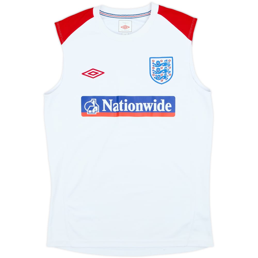 2010-11 England Umbro Training Vest - 9/10 - (M)