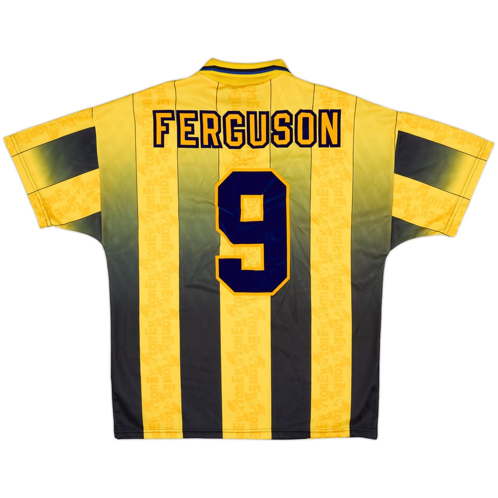 1996-98 Everton Away Shirt Ferguson #9 - 9/10 - (L)