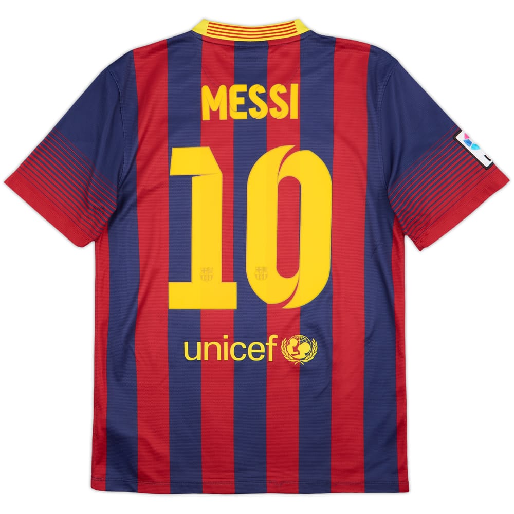 2013-14 Barcelona Home Shirt Messi #10 - 7/10 - (S)