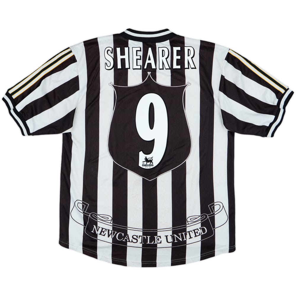1997-99 Newcastle Home Shirt Shearer #9 - 6/10 - (L)