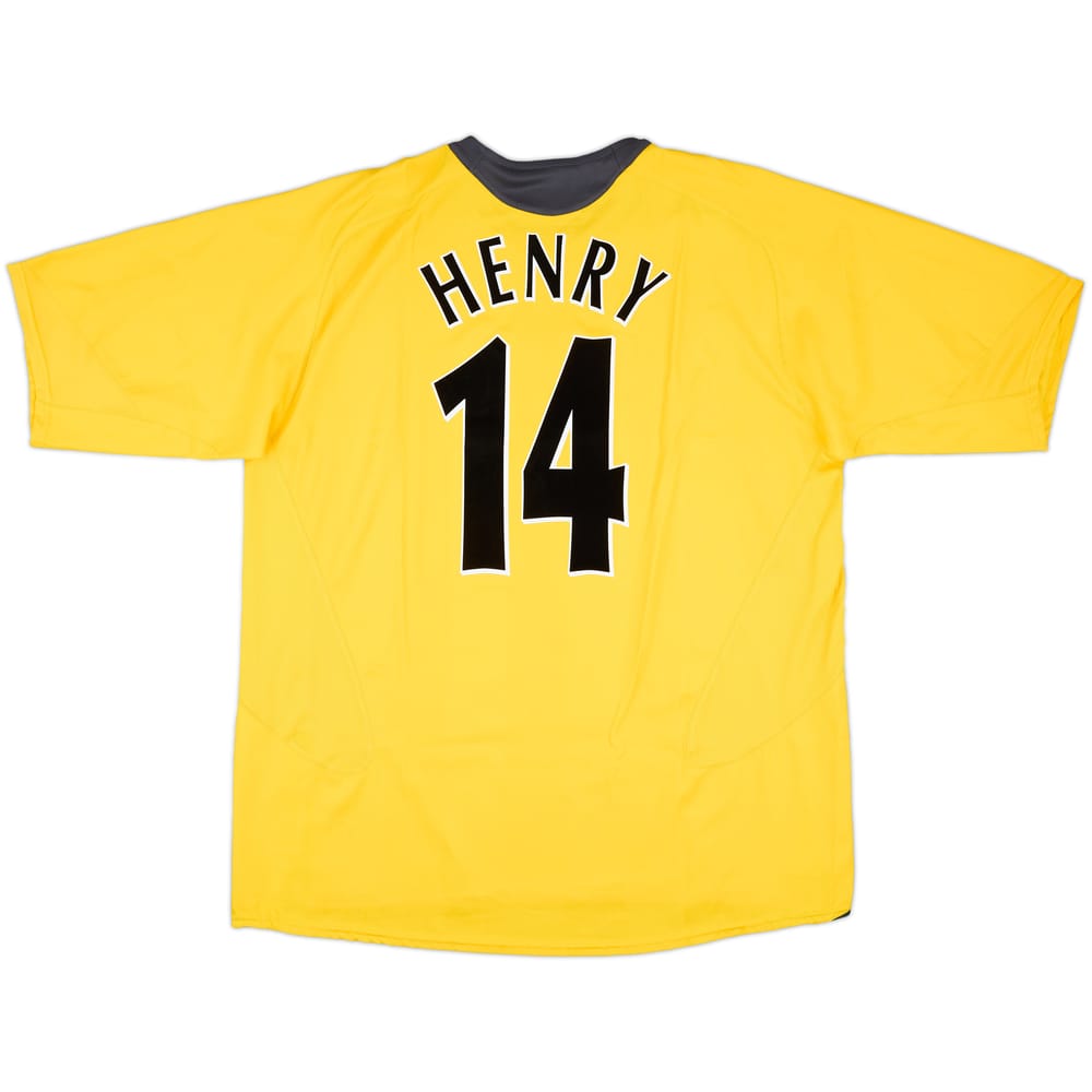 2005-06 Arsenal Away Shirt Henry #14 - 6/10 - (XXL)