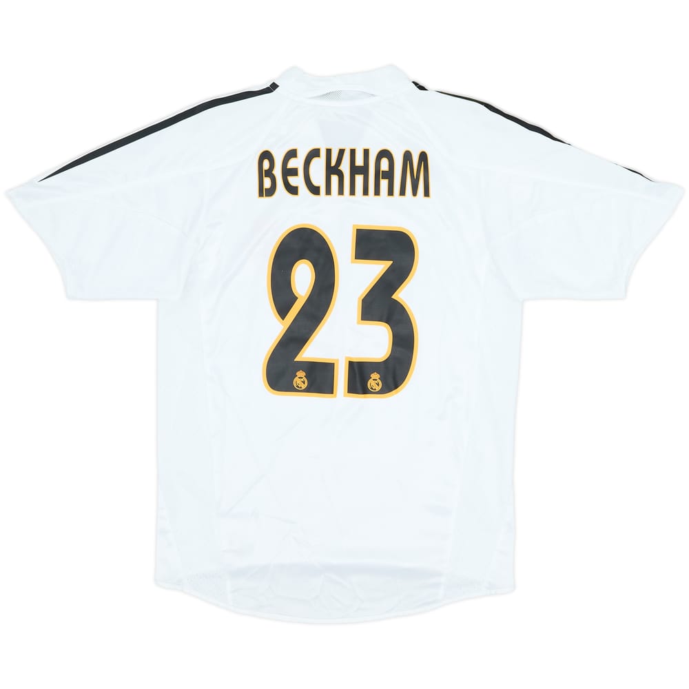 2003-04 Real Madrid Home Shirt Beckham #23 - 8/10 - (S)
