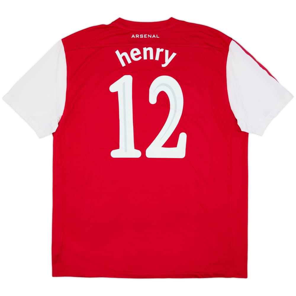 2011-12 Arsenal Home Shirt Henry #12 - 6/10 - (XL)
