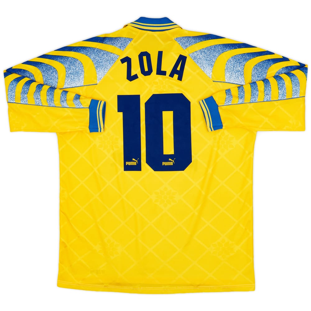 1995-96 Parma Third L/S Shirt Zola #10 - 8/10 - (XXL)