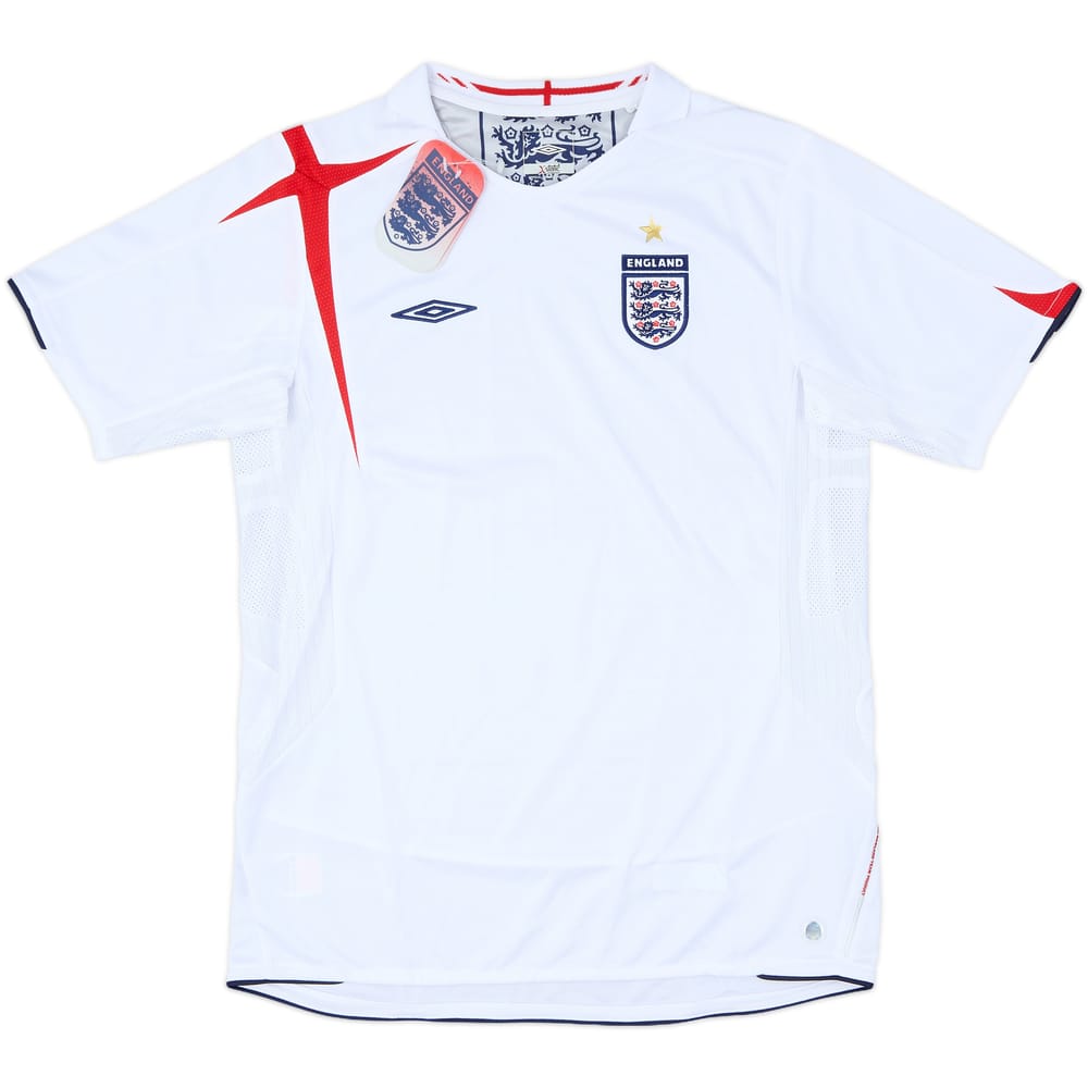 2005-07 England Home Shirt (XL.Boys)