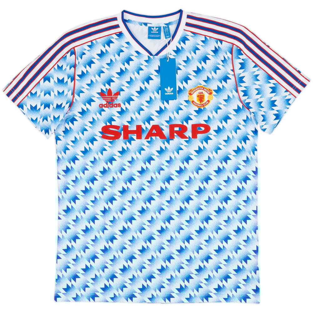 2017-18 Manchester United Retro '1990' adidas Shirt (L)