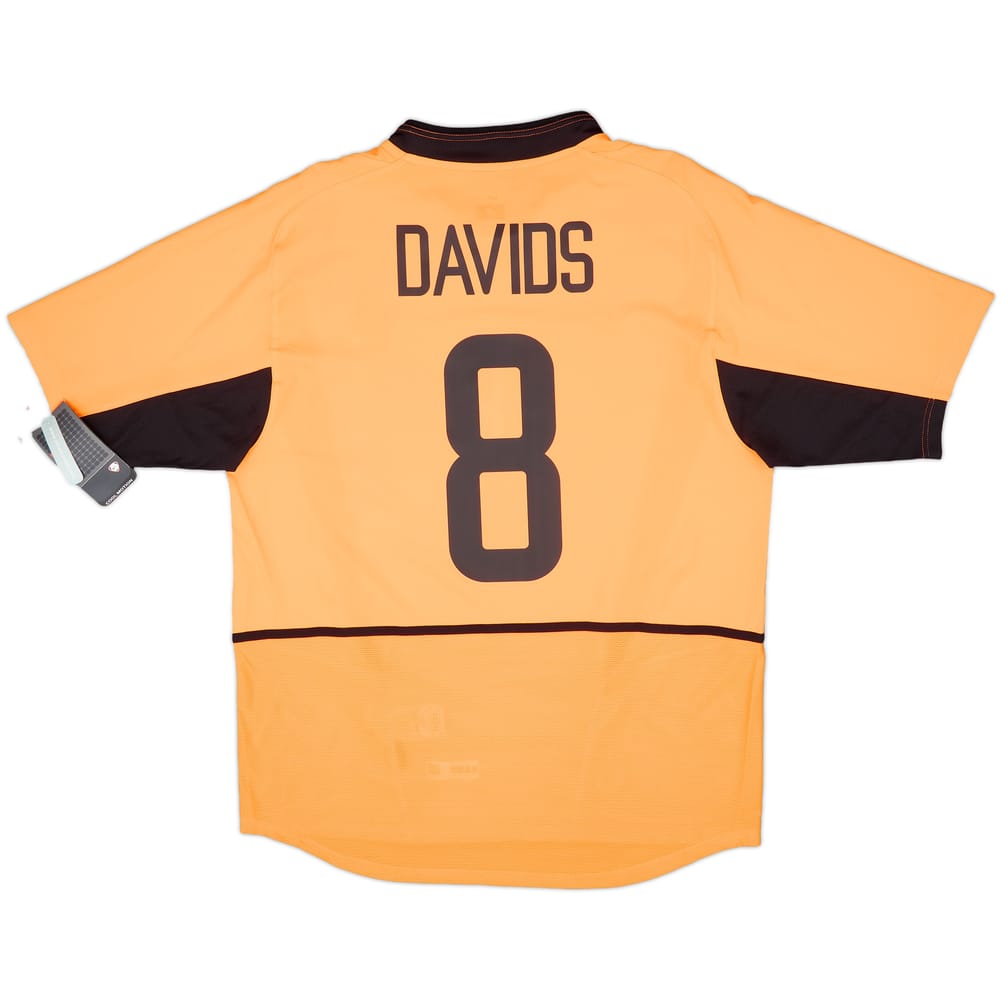 2002-04 Netherlands Home Shirt Davids #8 (L)