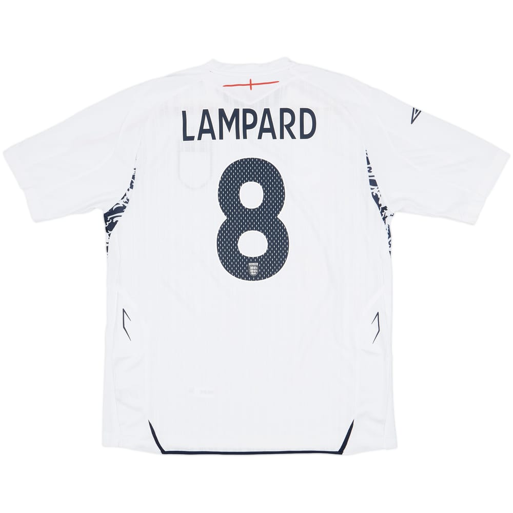 2007-09 England Home Shirt Lampard #8 (XL)