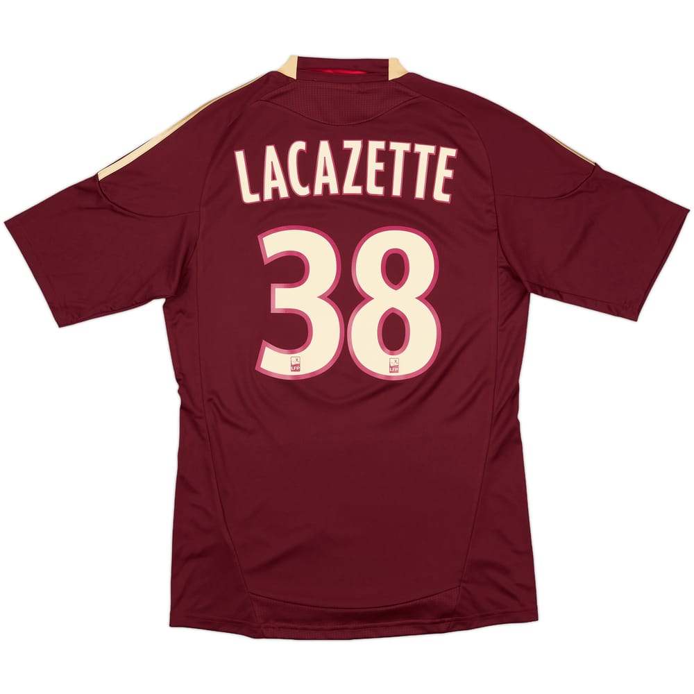 2010-11 Lyon Away Shirt Lacazette #38 (S)