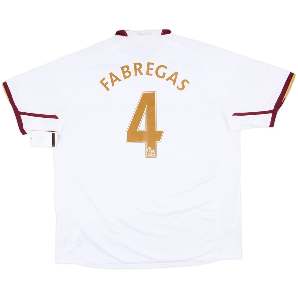 2007-08 Arsenal Away Shirt Fabregas #4 (XL)