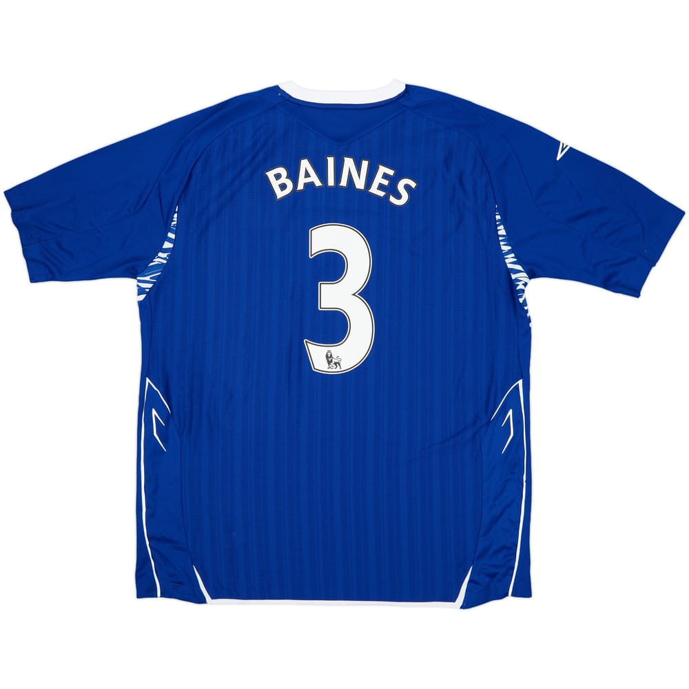 2007-08 Everton Home Shirt Baines #3 (XL)