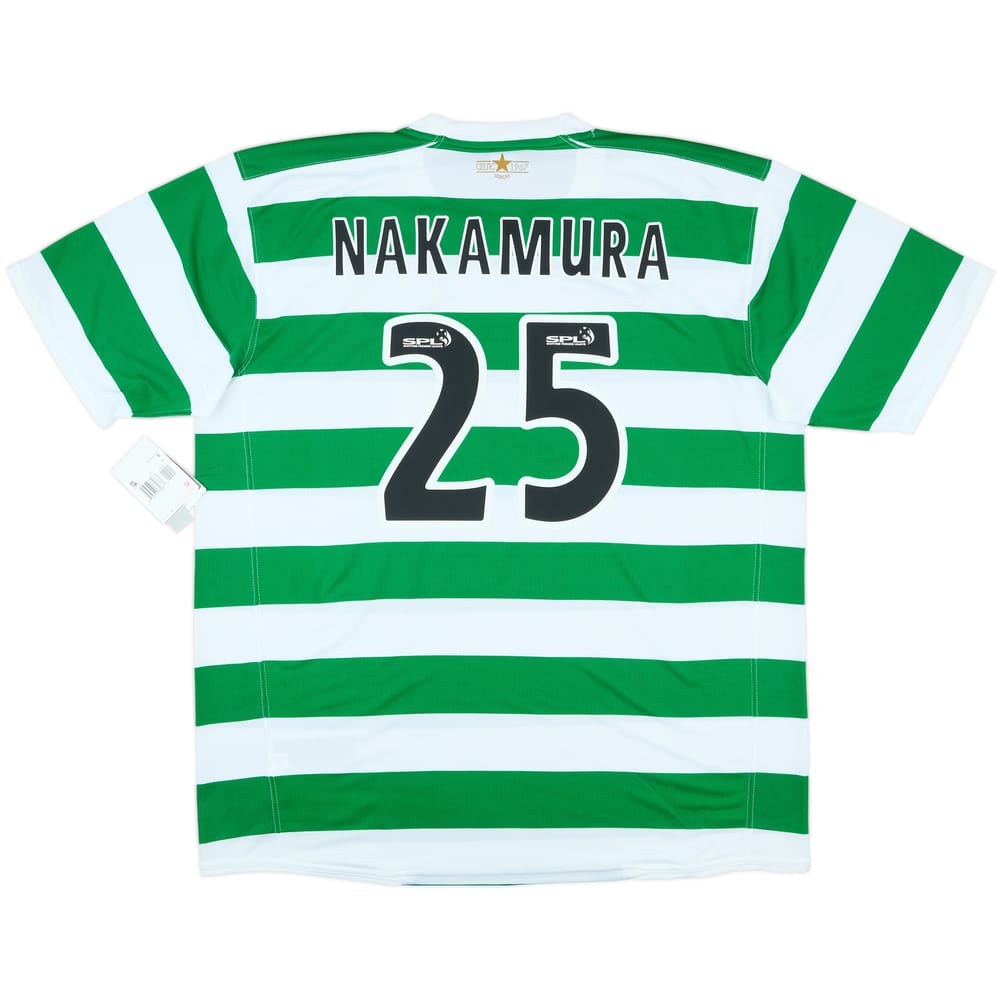 2007-08 Celtic Home Shirt Nakamura #25 (XXL)