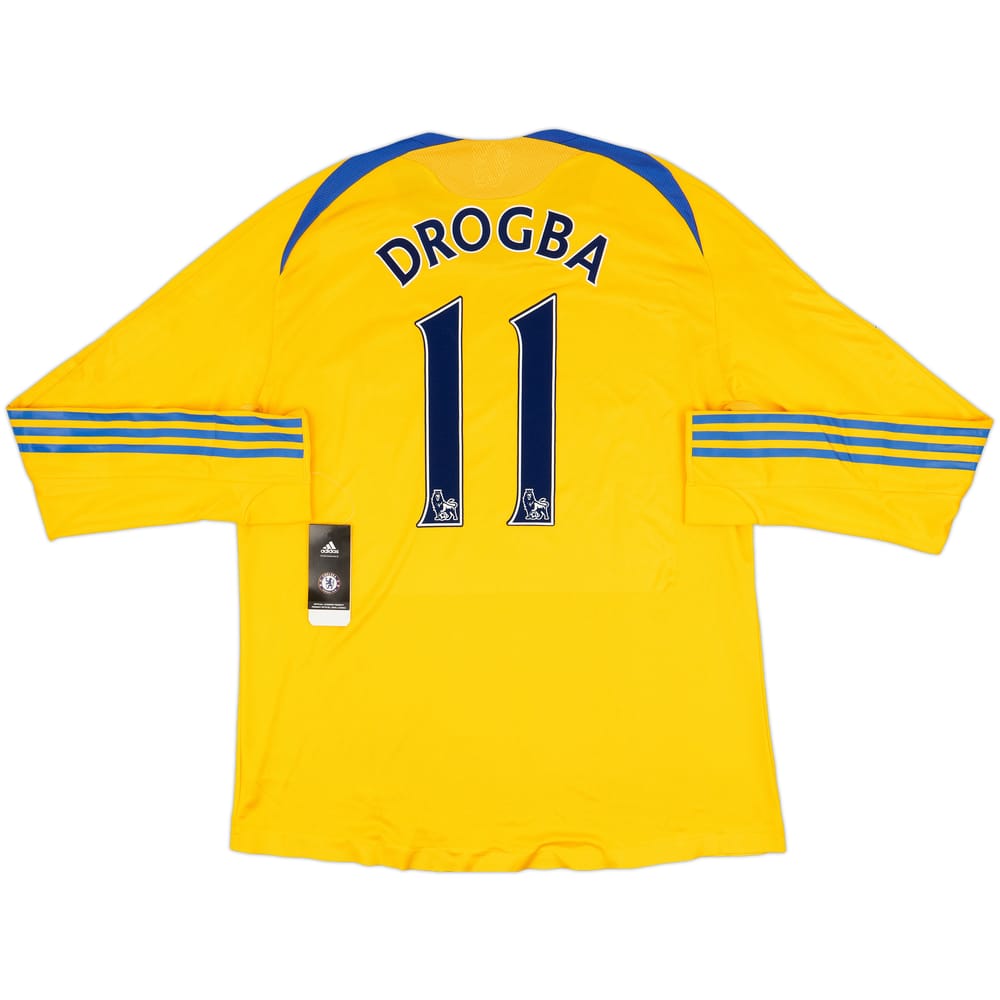 2008-09 Chelsea Player Issue Third L/S Shirt Drogba #11 (XXL)