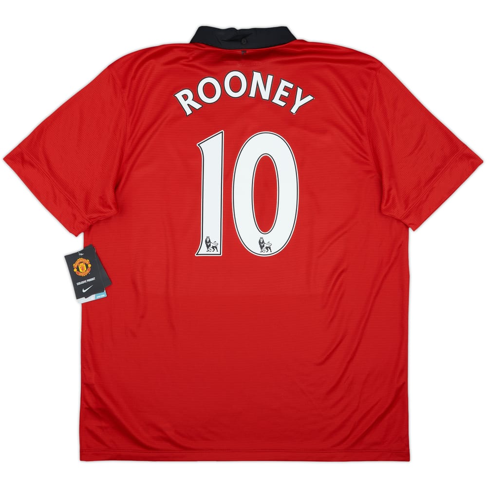 2013-14 Manchester United Home Shirt Rooney #10 (XL)