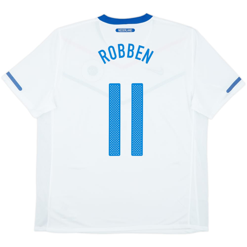 2010-11 Netherlands Away Shirt Robben #11 (XL)