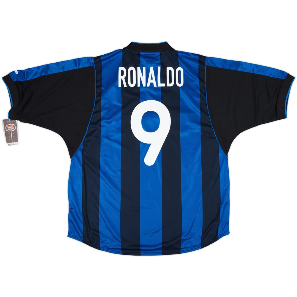 2000-01 Inter Milan Home Shirt Ronaldo #9 (XL)