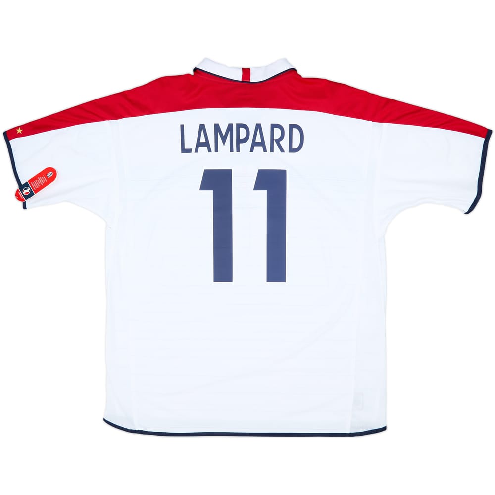 2003-05 England Home Shirt Lampard #11 (XXL)