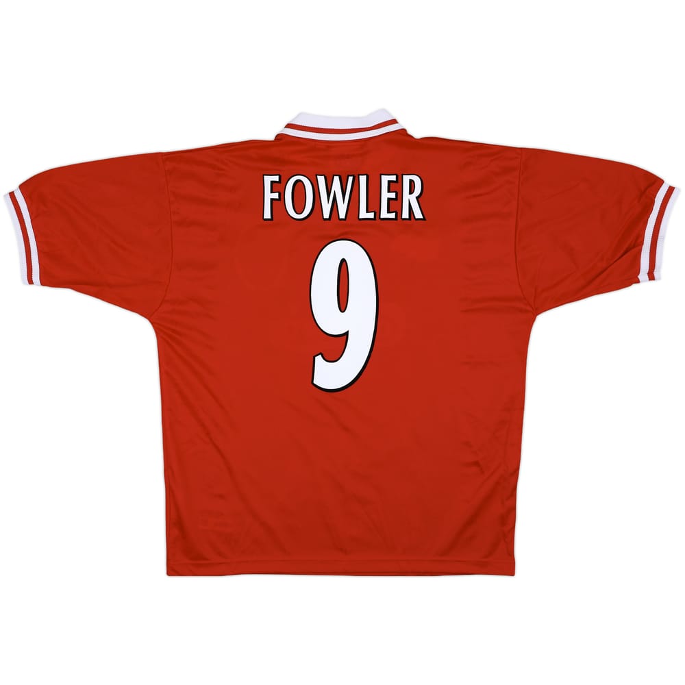 1996-98 Liverpool Home Shirt Fowler #9 (L)