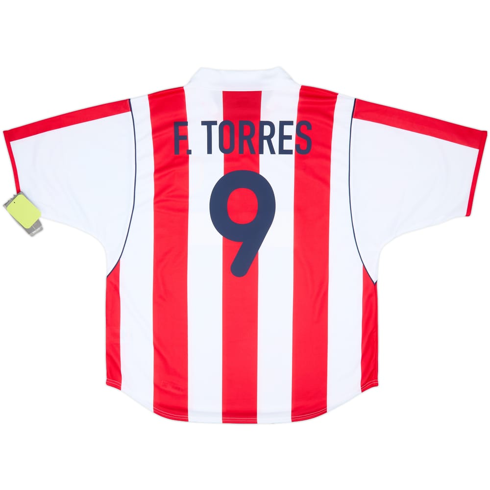 2001-02 Atletico Madrid Home Shirt F.Torres #9 (XL)