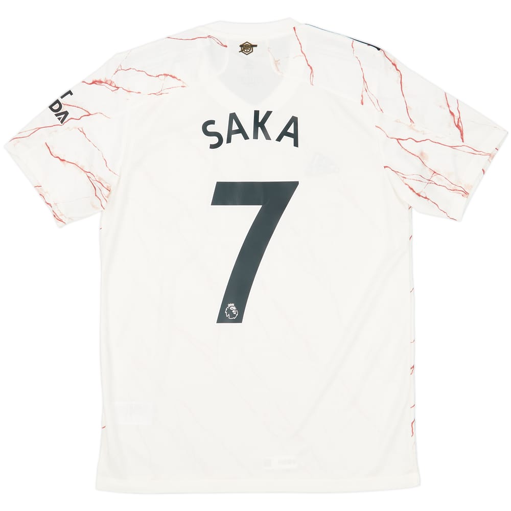 2020-21 Arsenal Away Shirt Saka #7 (M)