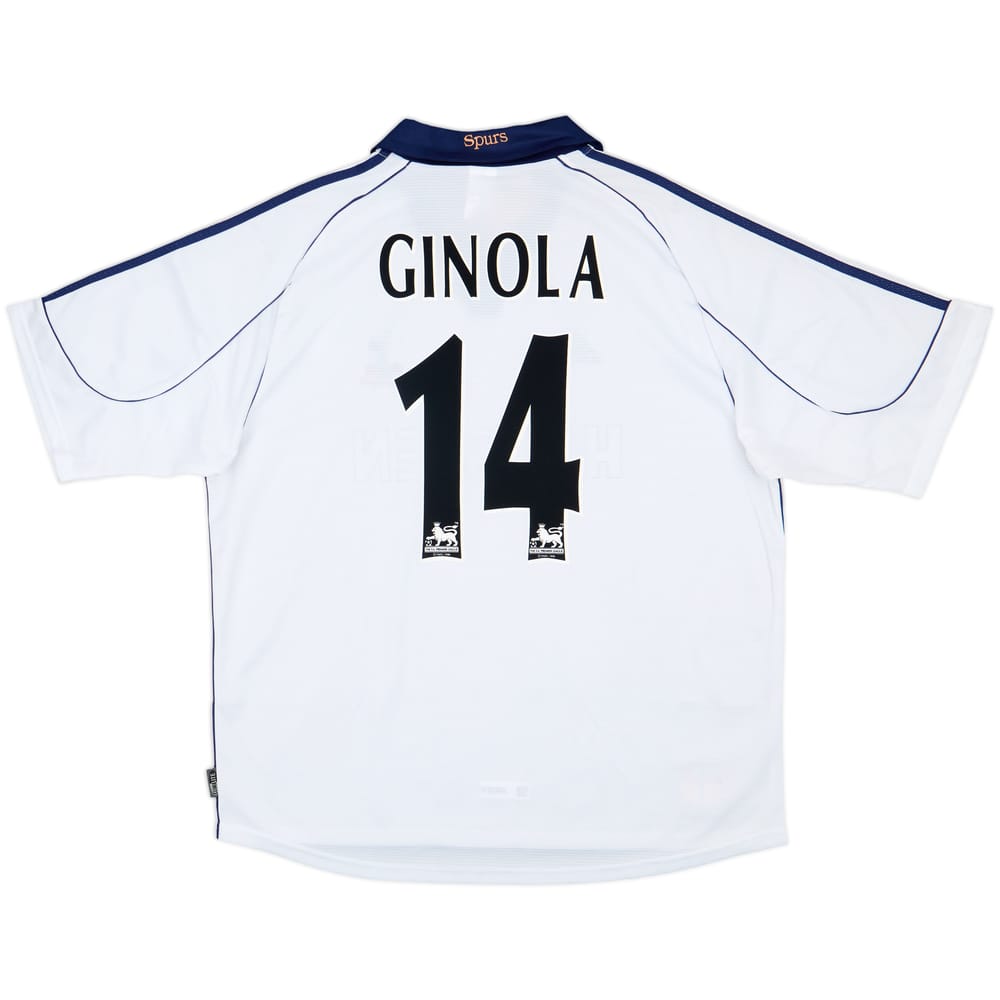 1999-01 Tottenham Home Shirt Ginola #14 (XL)