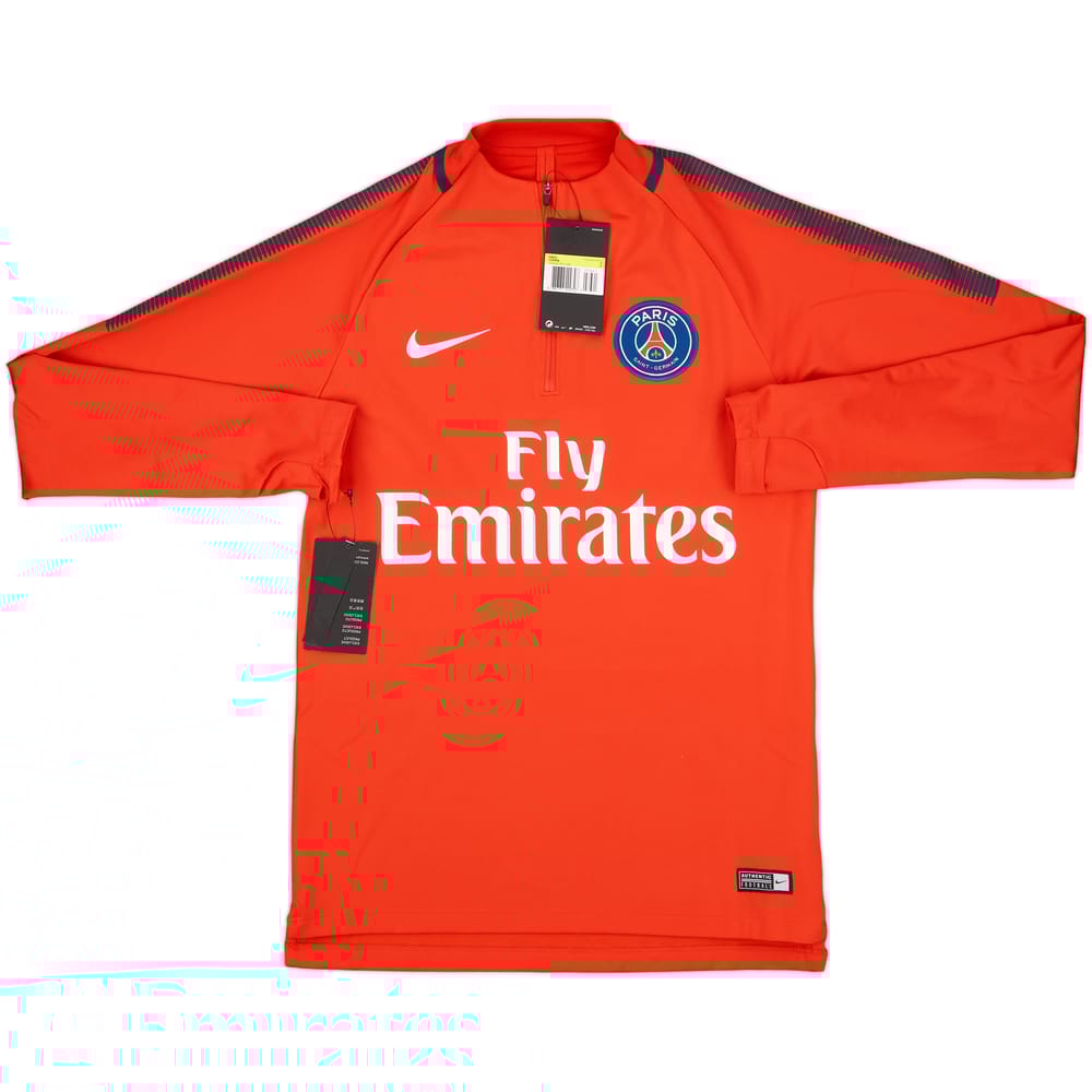 2017-18 Paris Saint-Germain Nike 1/4 Zip Drill Top (S)