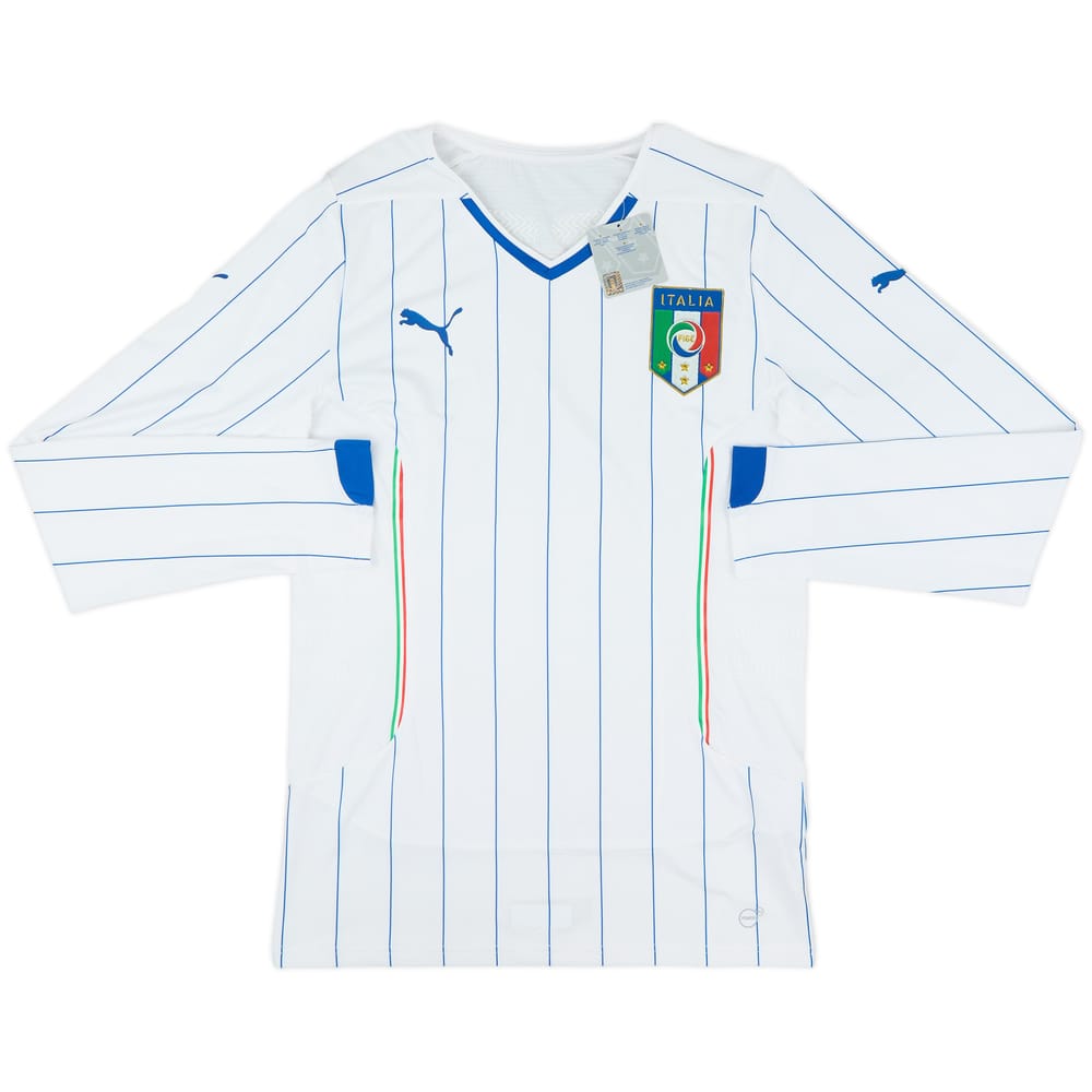 2014-15 Italy Player Issue Away L/S Shirt (XXL)