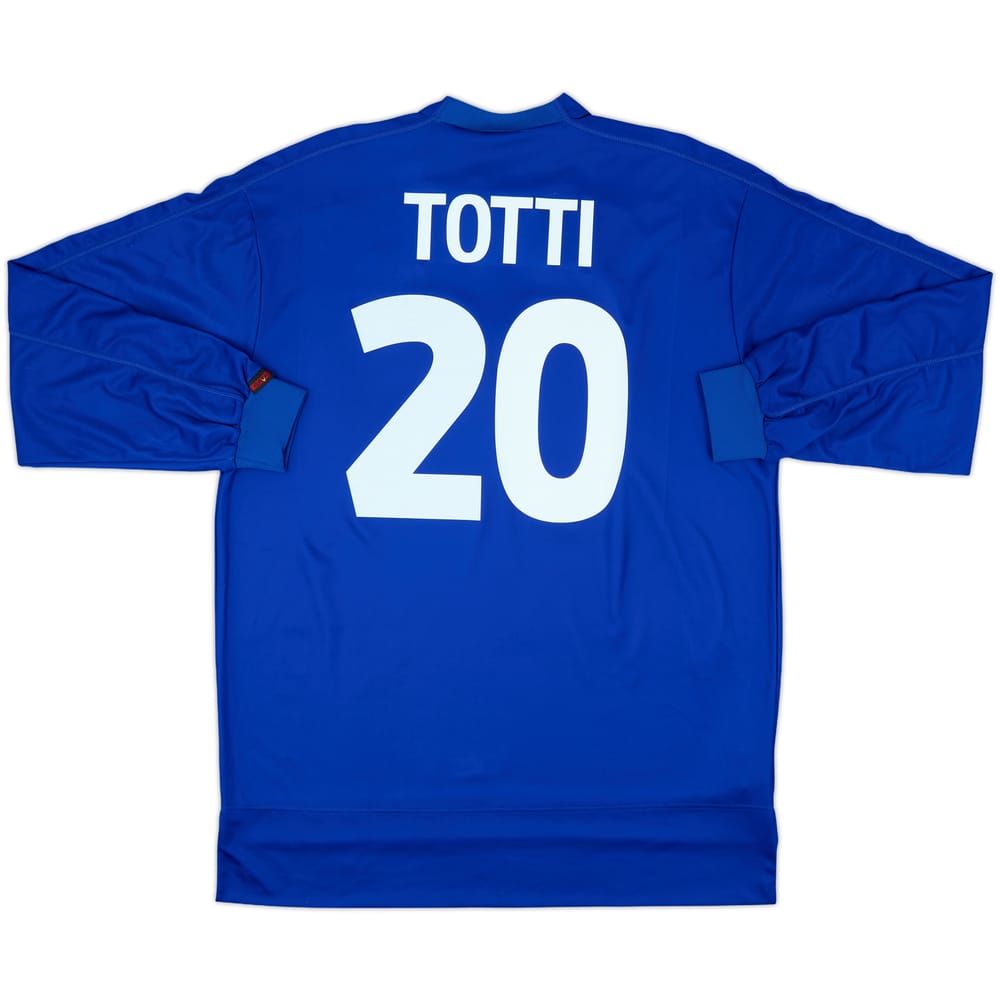 1998-99 Italy Home L/S Shirt Totti #20 (XL)